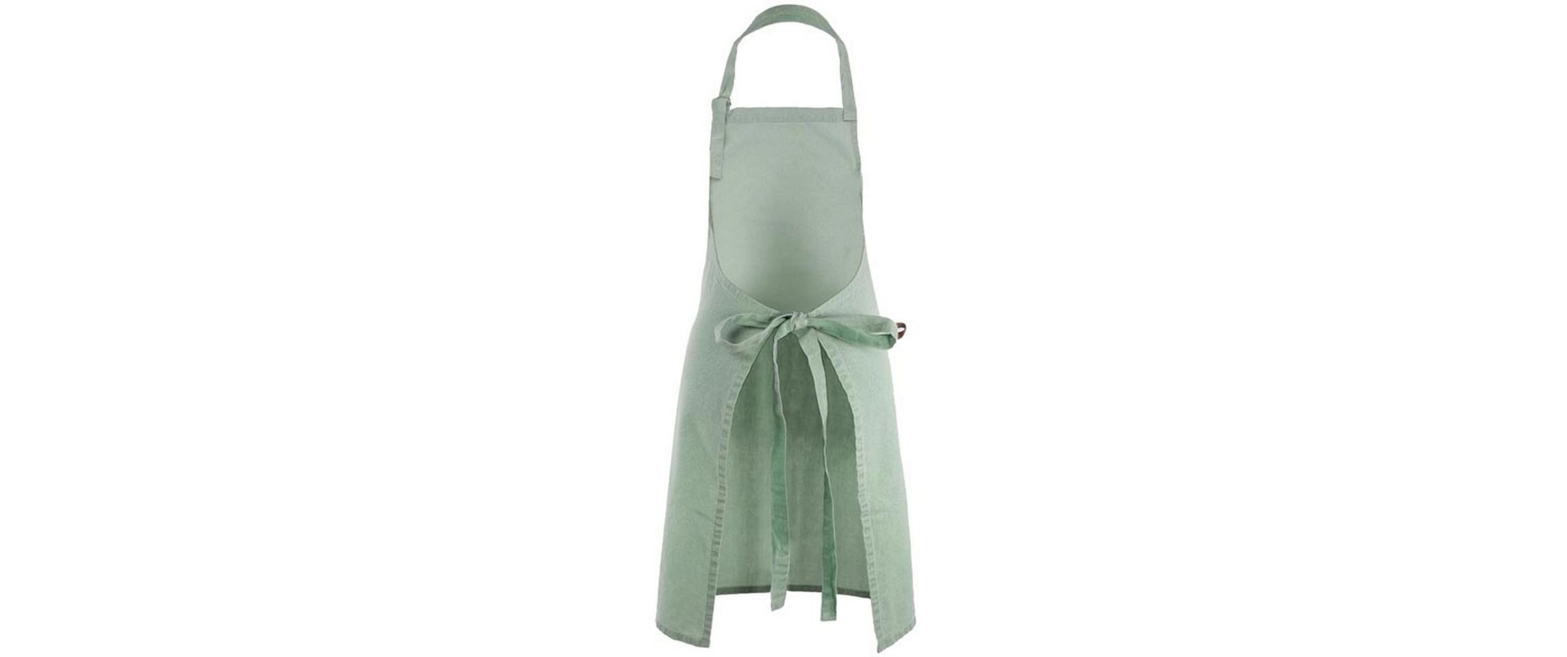 Schürze Myrna GrünRetro-Küchenschürze mit Tasche