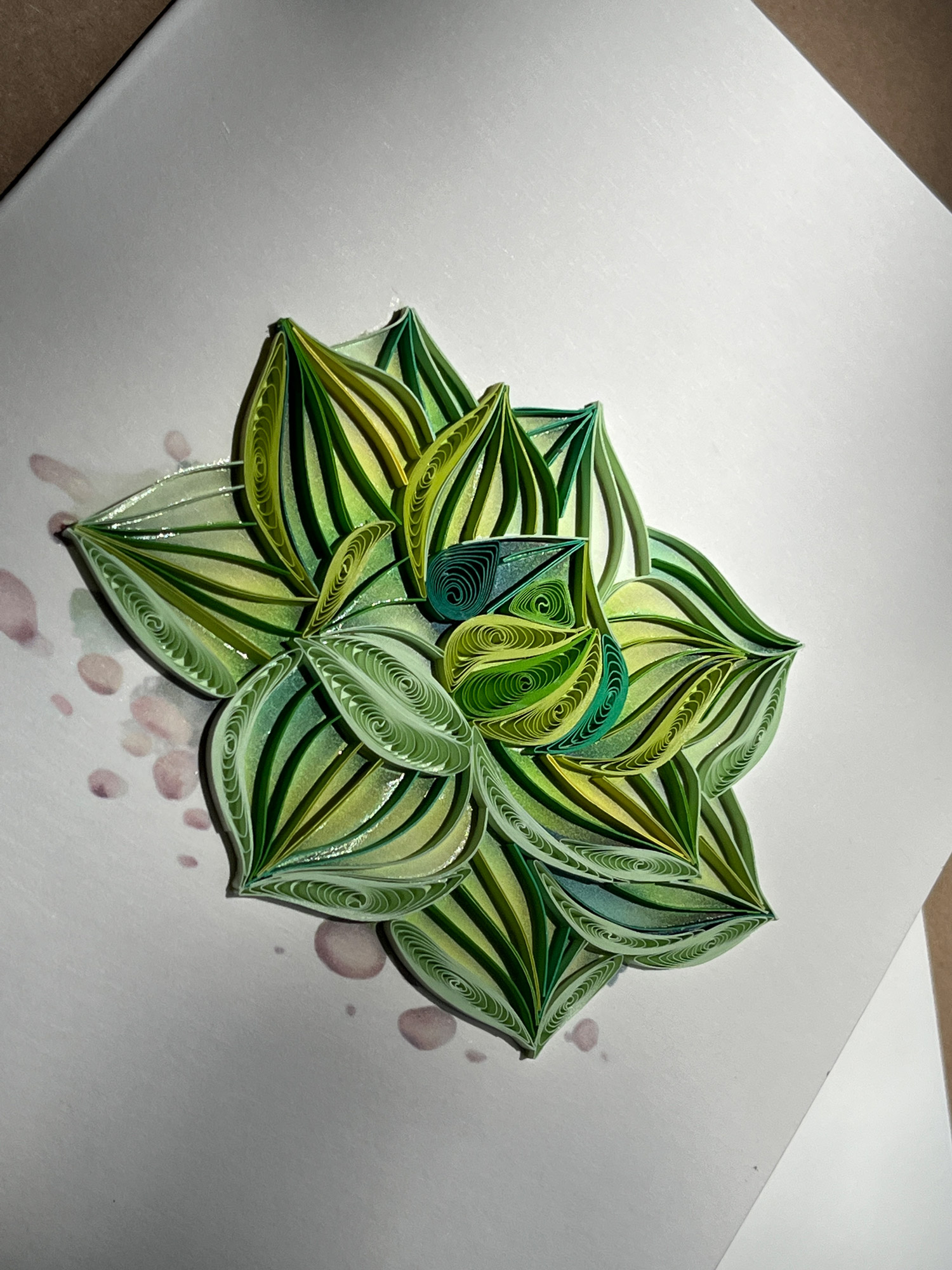 Grußkarte 'Sukkulente', B 12,7 cm, H 17,8 cm günstig bestellen
