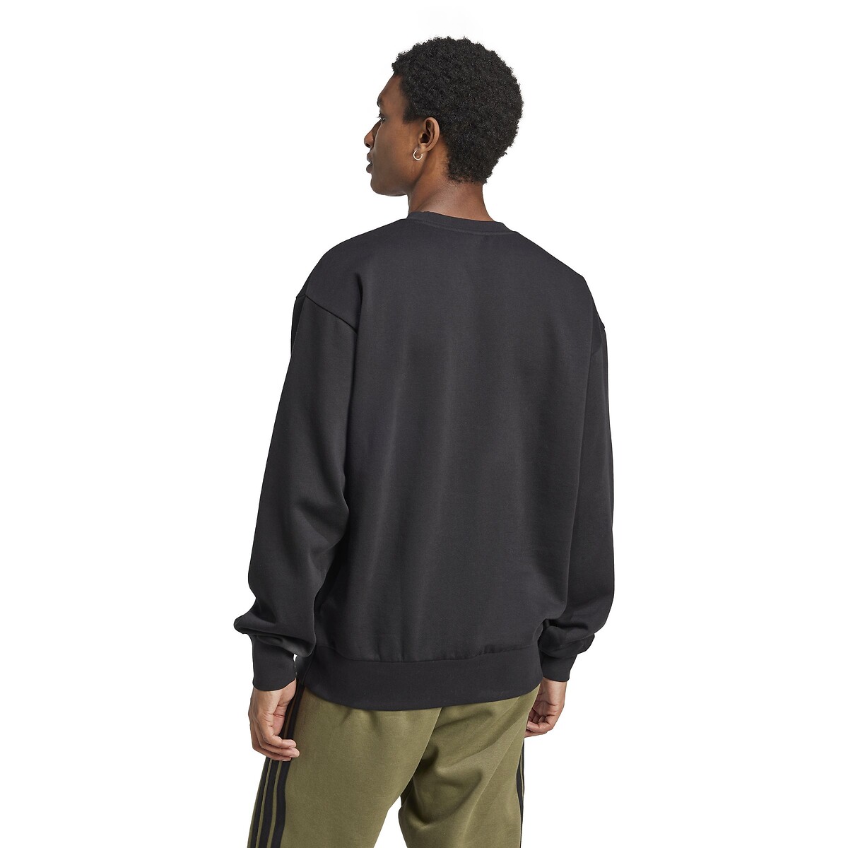 ADIDAS ROUPAS ESPORTIVAS<br>Suéter plano com gola redonda Essentiel Feelcozy