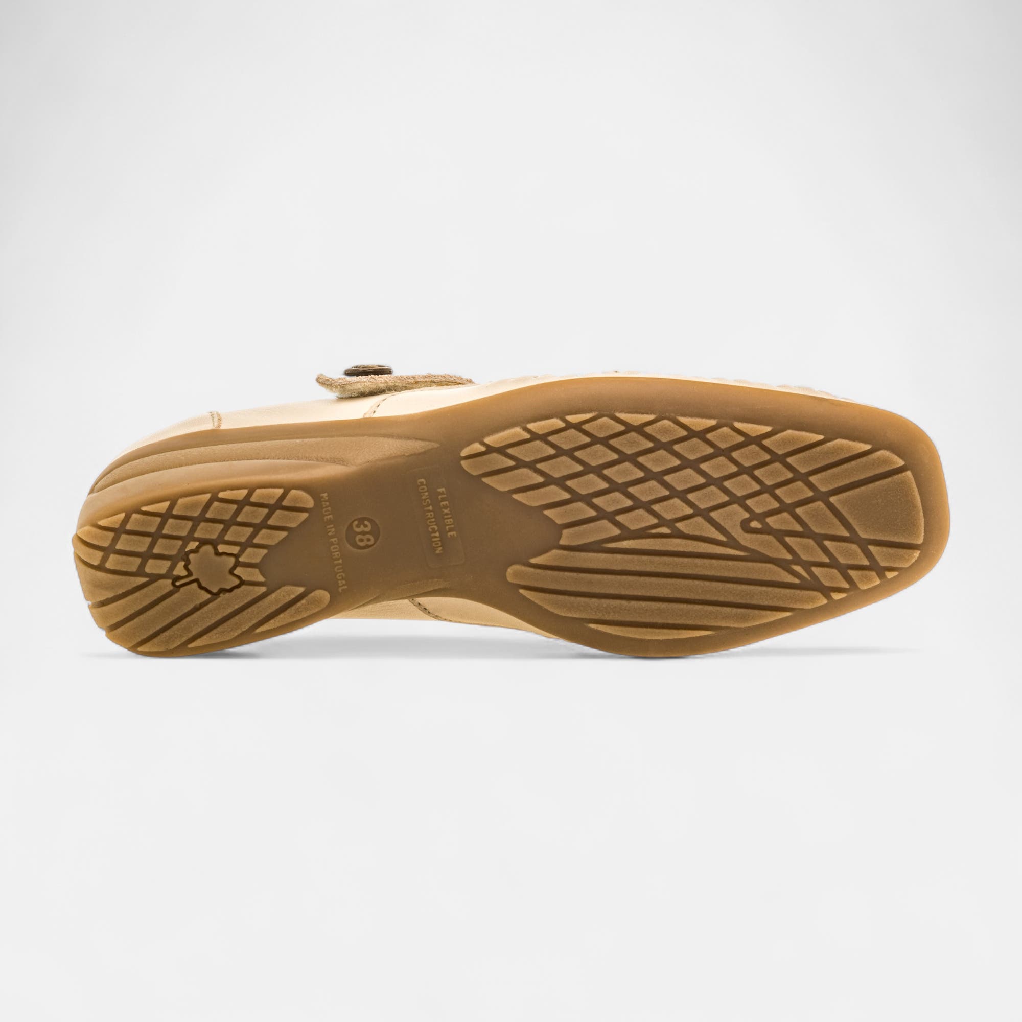 Escarpins pieds sensibles Femme en cuir beige