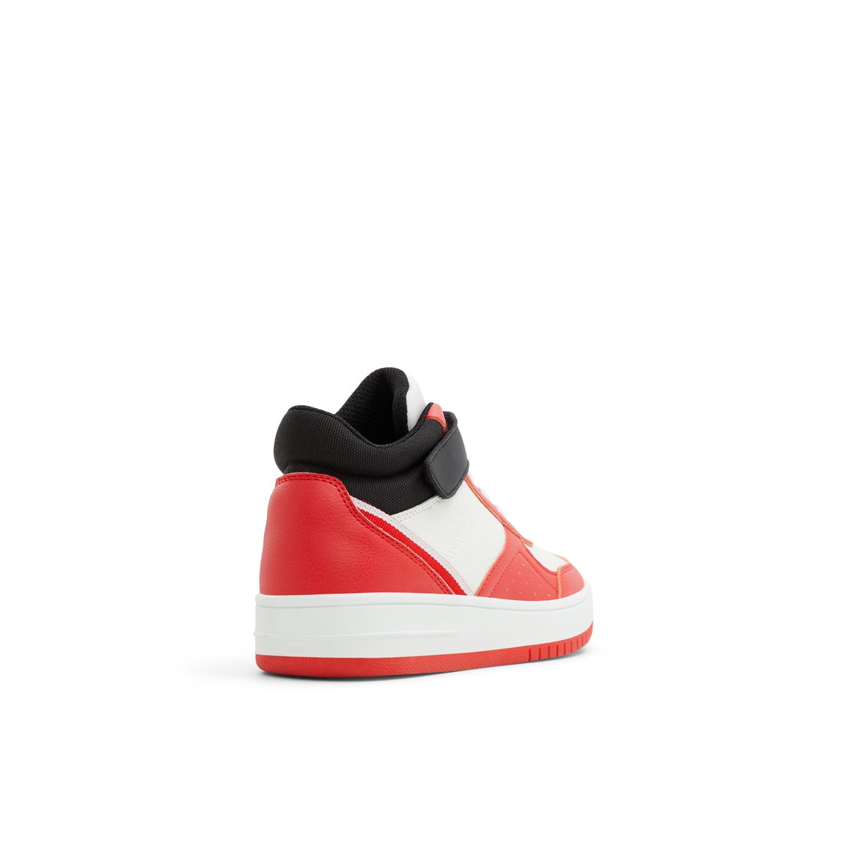 BBX-Swag-jb-Baskets montantes - Talon plat - Rouge Vif