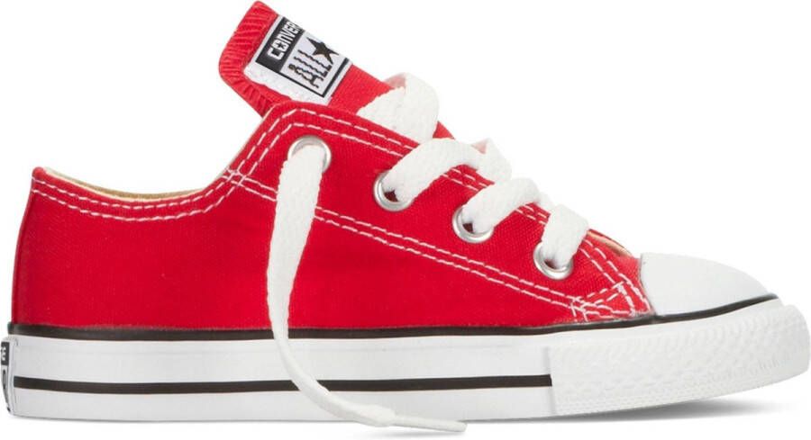Converse Chuck Taylor All Star Ox Sneakers Unisex rood wit