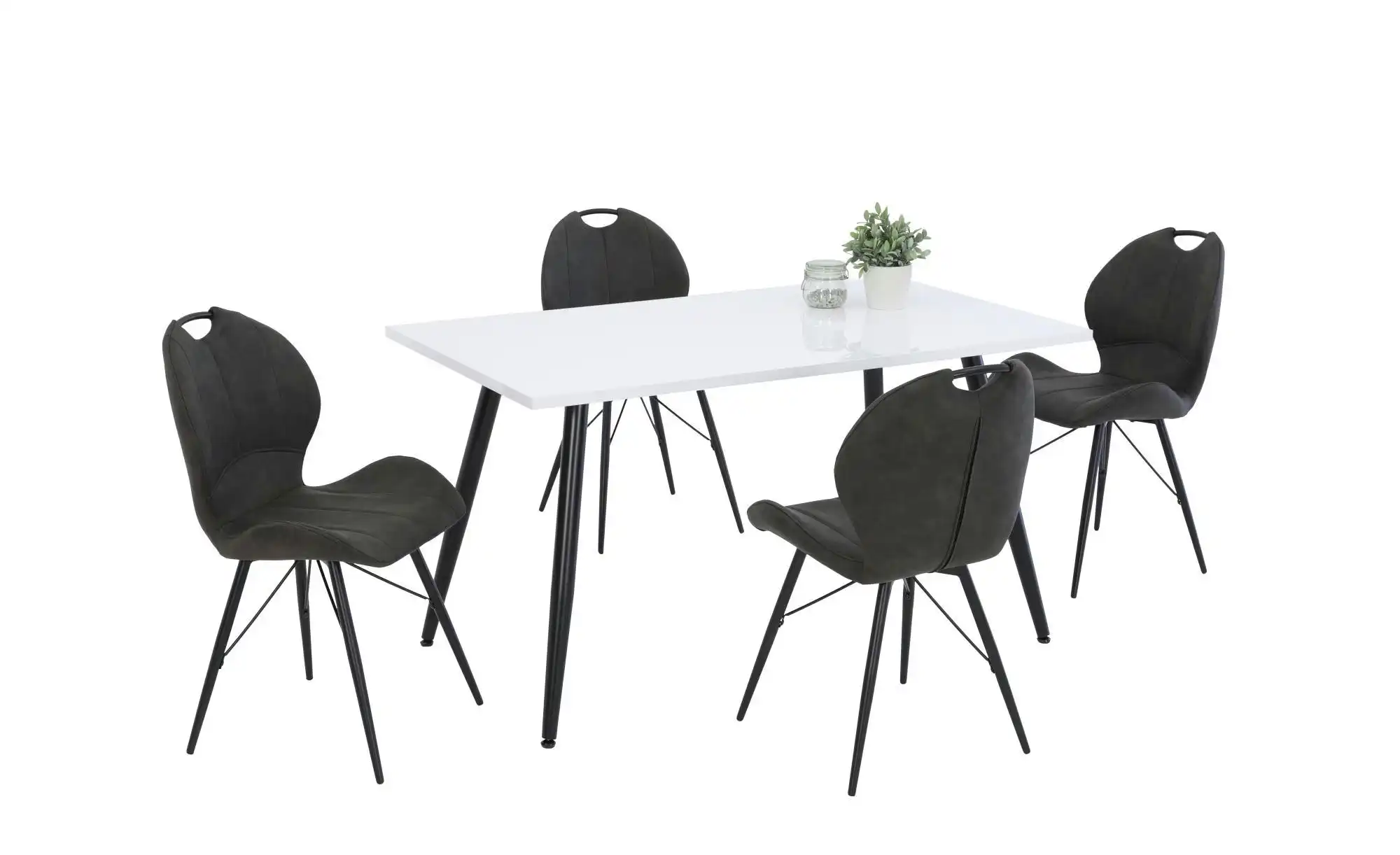 Polsterstuhl 2er-Set mit Griff Arthur