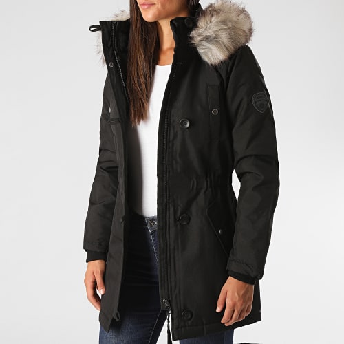 Parka Fourrure Femme Iris Fur Winter Noir