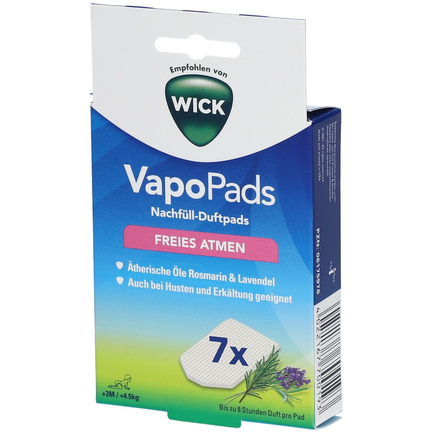 WICK VapoPads® Rosmarin-Lavendel Nachfüll-Duftpads