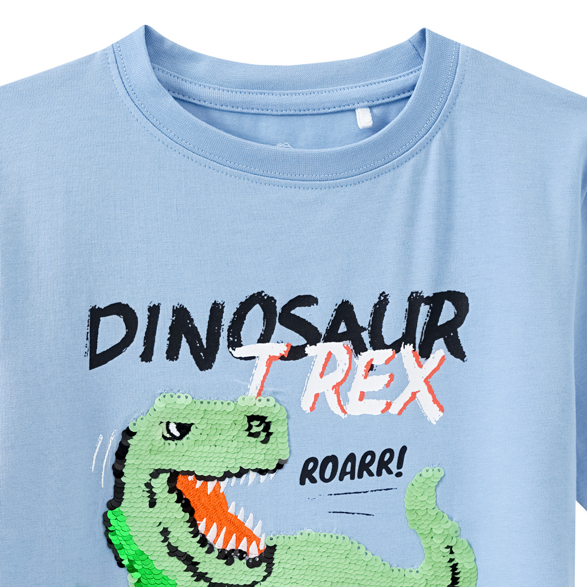 Topolino Jungen T-Shirt mit Wendepailletten hellblau