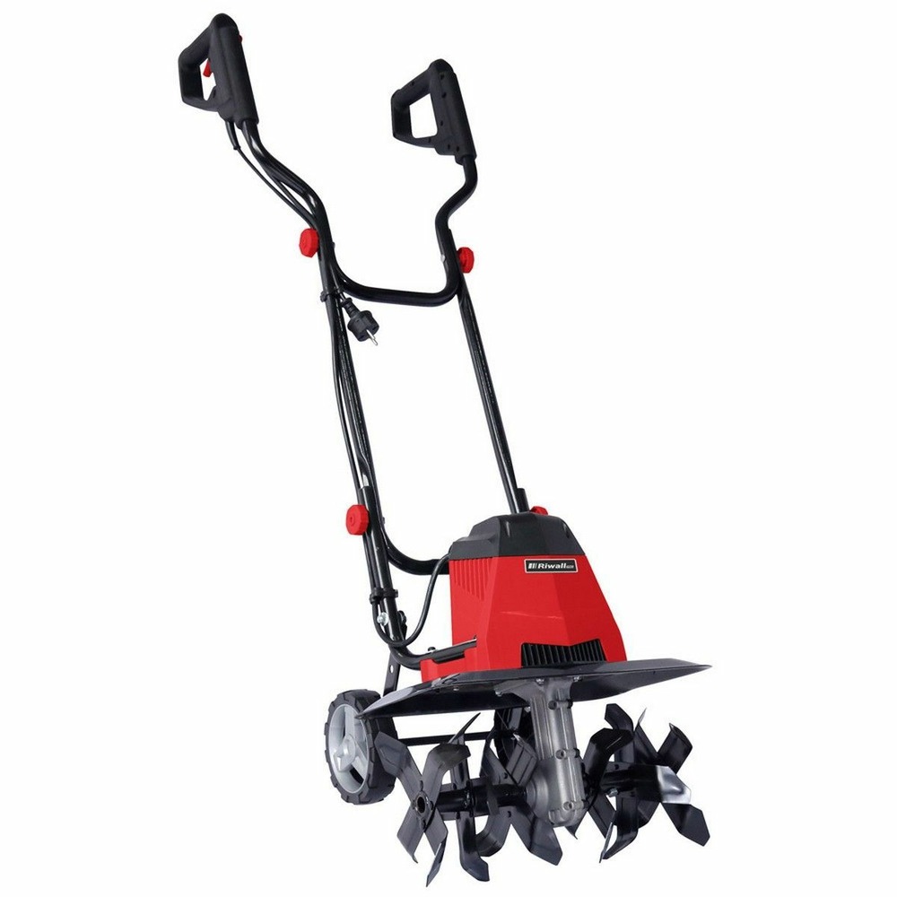 Motobineuse électrique 1500 w riwall lea 6 fraises travail 40 cm le40150-40w