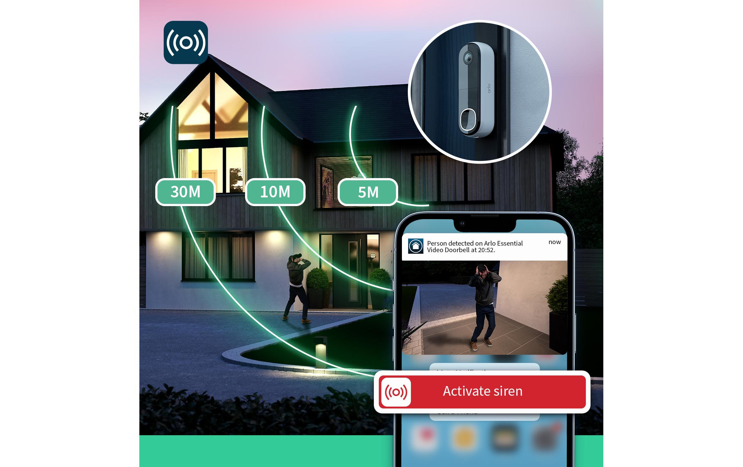 Video Doorbell HDArlo Video-Türklingel