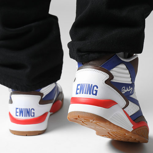 Baskets Sport Elite 1BM02394 White Brown Royal Red