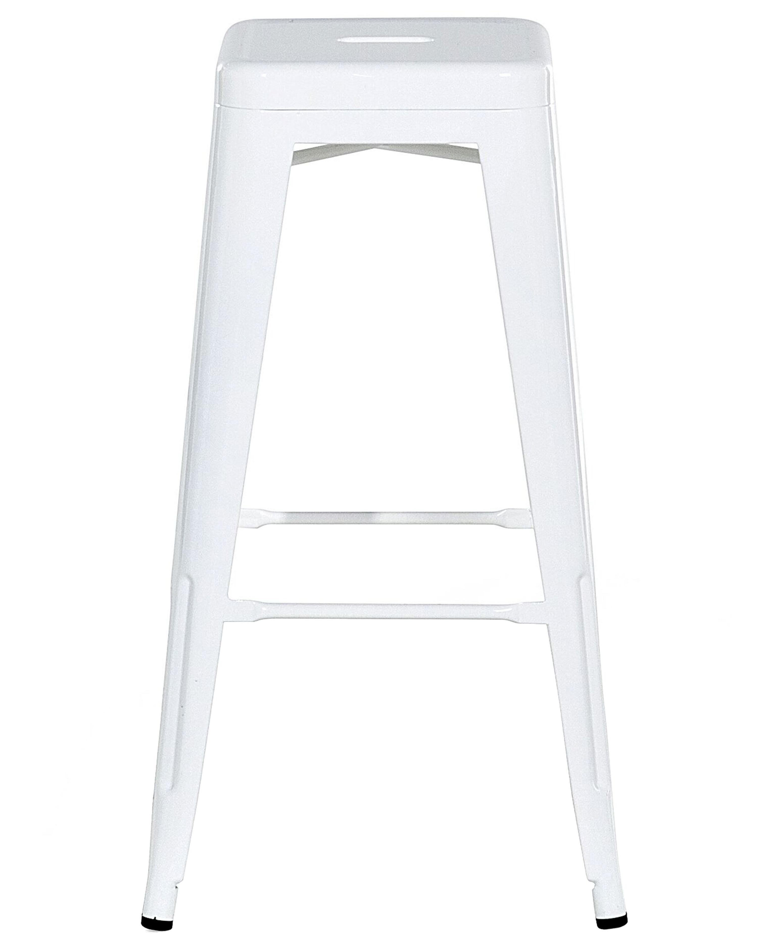 Set van 2 barkrukken CABRILLO Metaal Wit