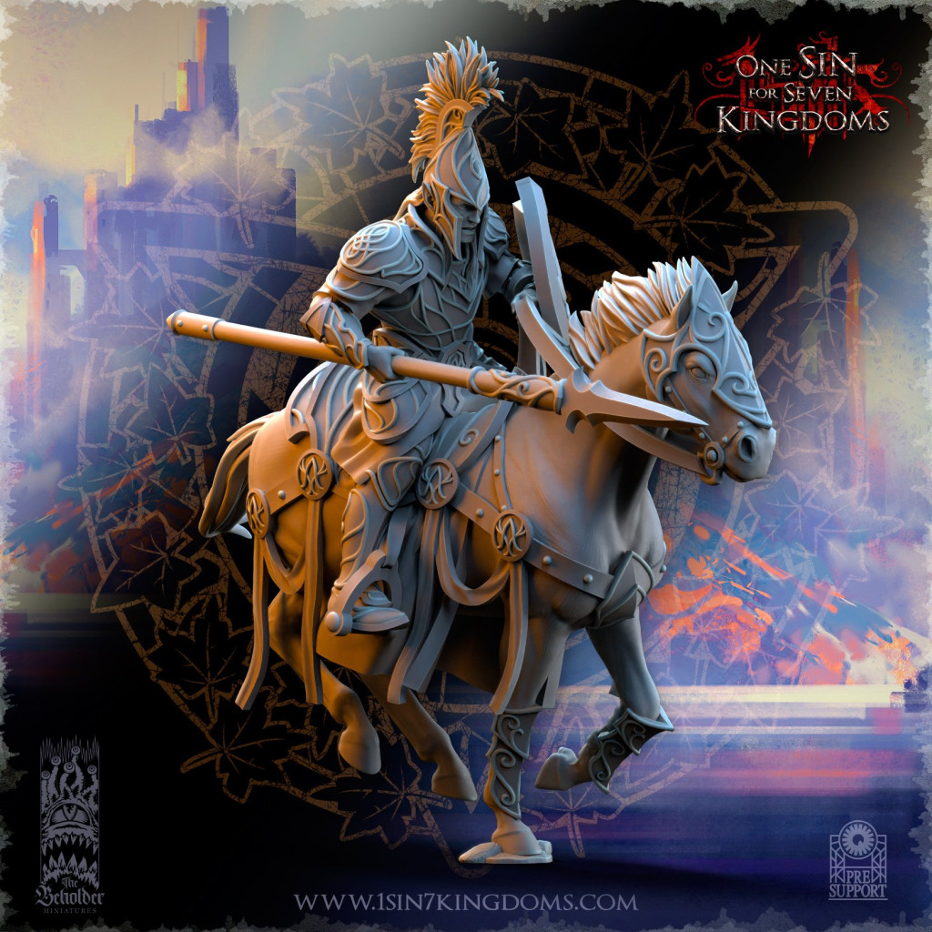 The Beholder Miniatures - Elfes - Cavalerie