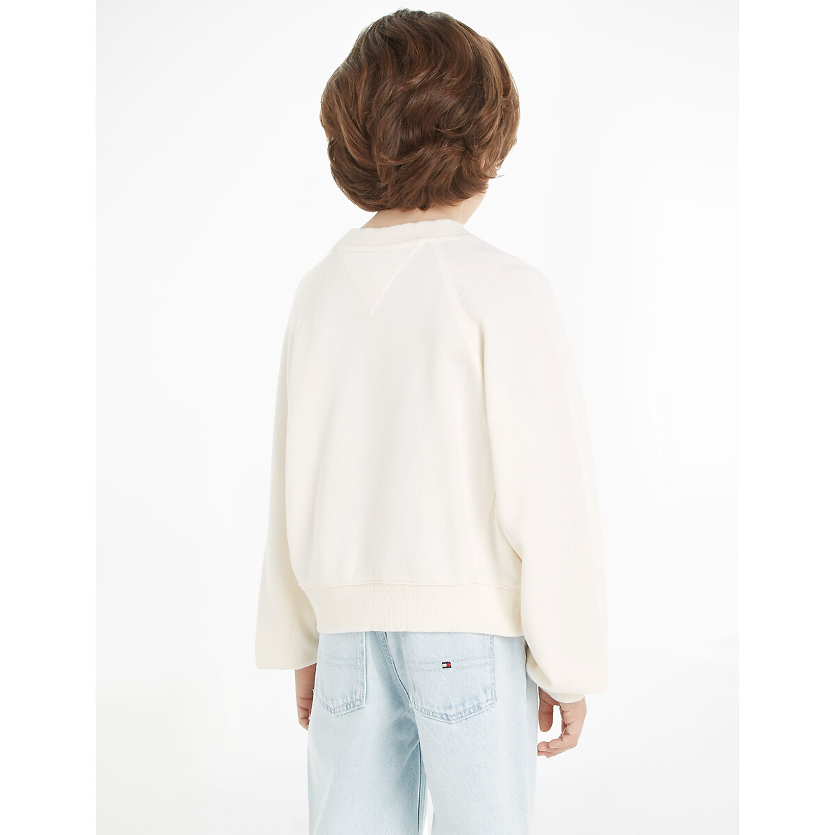 TOMMY HILFIGER<br>Suéter de gola redonda, fleece