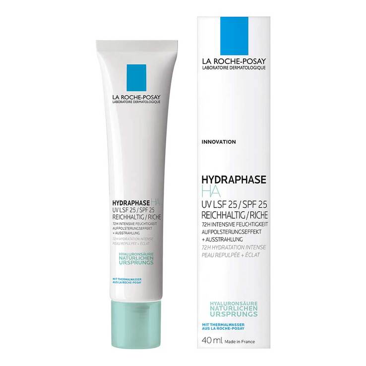 La Roche Posay Hydraphase HA UV Creme reichhaltig LSF 25, 40 ml