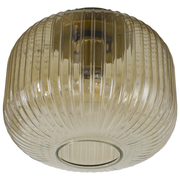 Plafondlamp Sofie amber Ø25cm