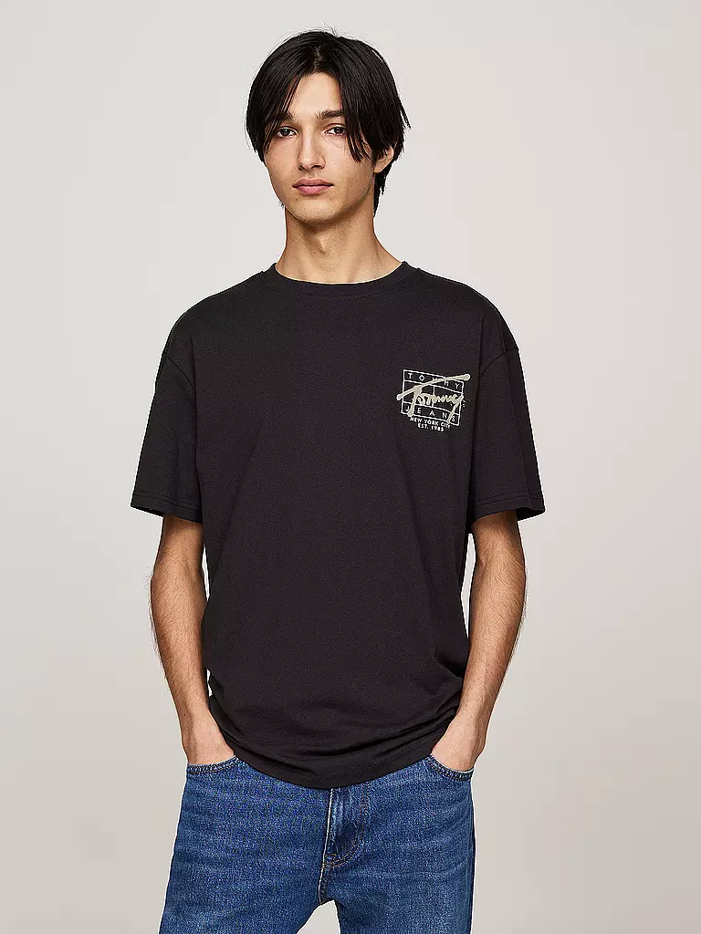 TOMMY JEANS T-Shirt schwarz