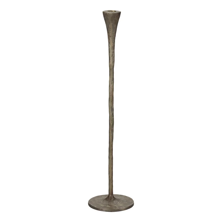 House Doctor - Stada Kerzenständer, H 52,5 x Ø 12,5 cm, Antikes Messing