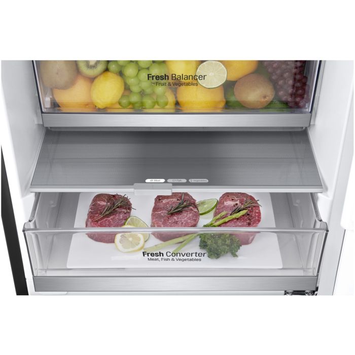 LG Kühl-/Gefrierkombination GBB92MCB2P Matte Black