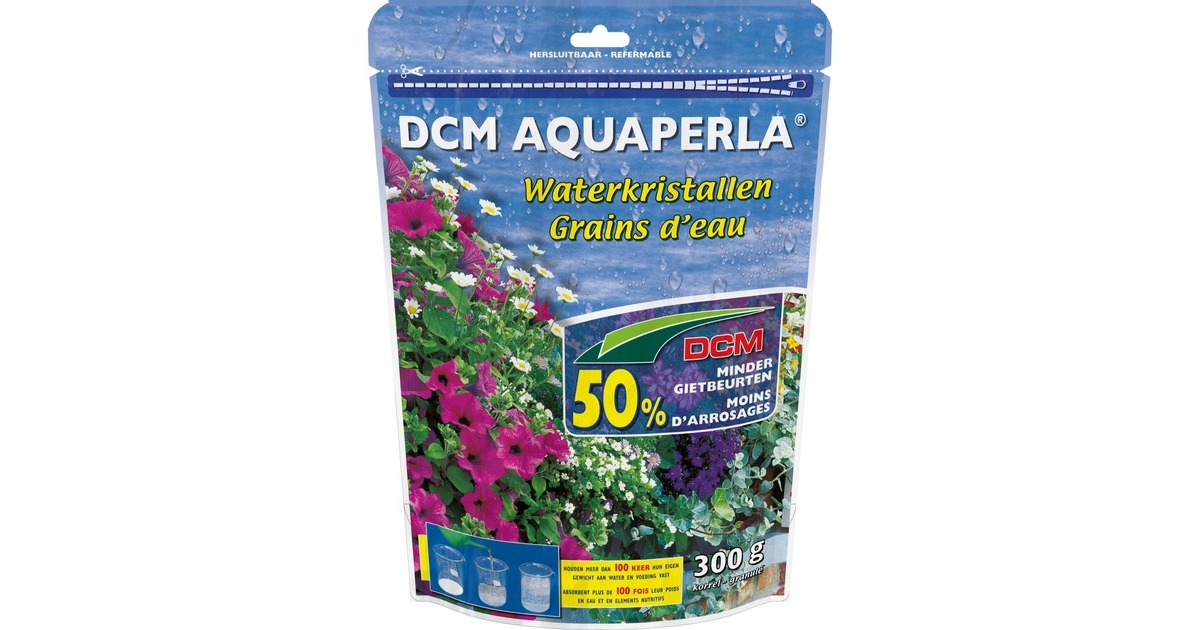 DCMAquaperla - Waterkristallen 0,3 kg bodemverbeteraar