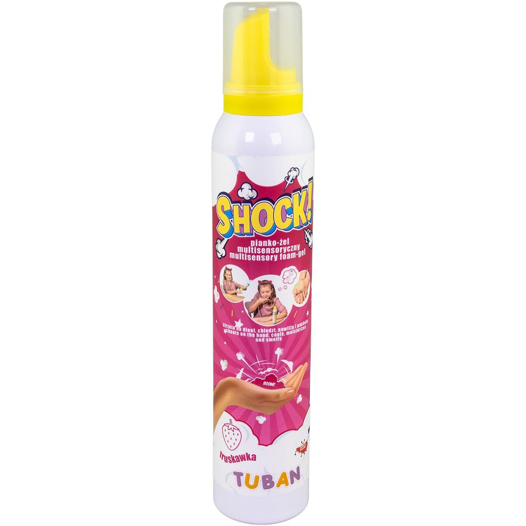 tuban shock! sensorisch knetterschuim - strawberry