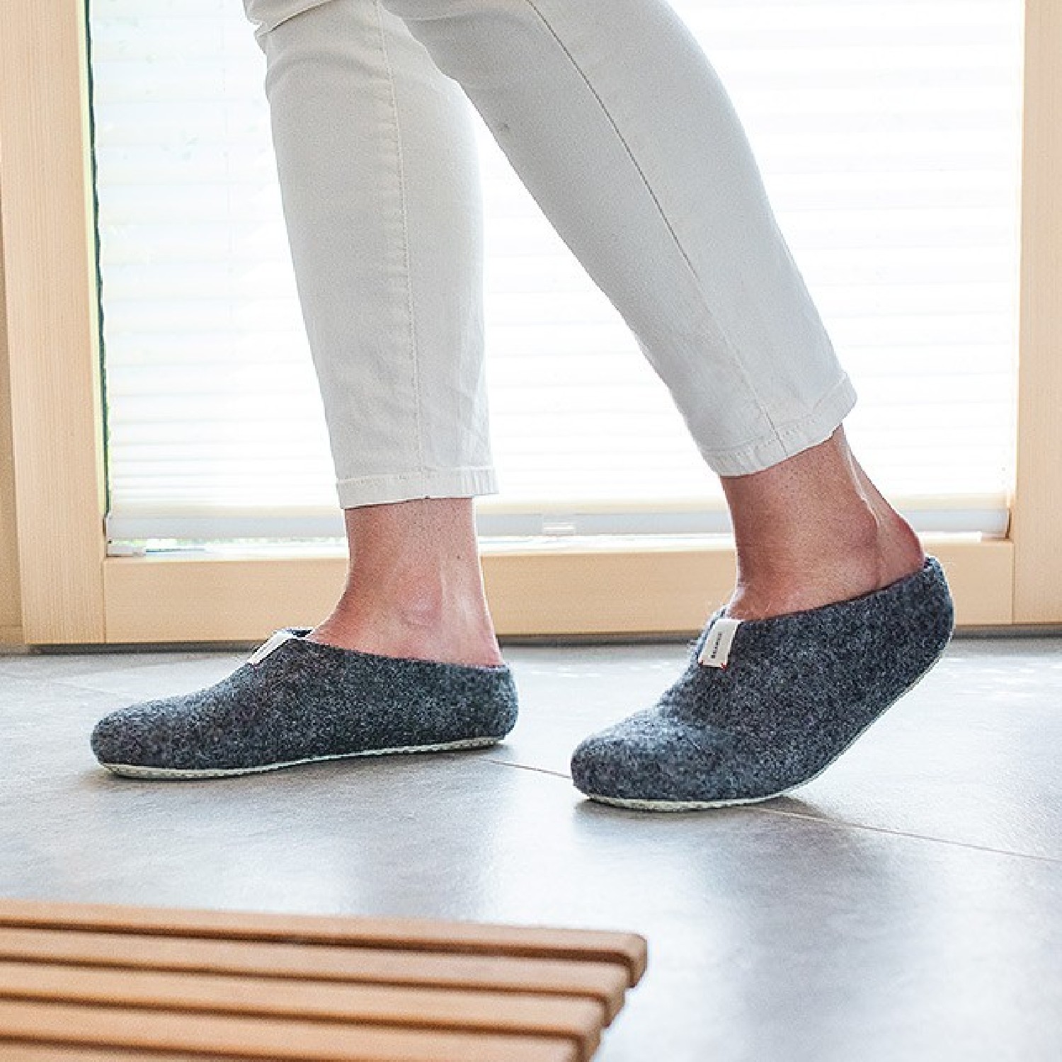 Baabuk Wollfinken Mel Dark Grey