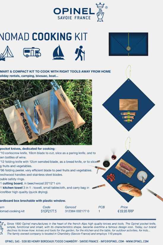 Opinel Opinel Outdoor Cooking Set 5-delige Nomad Keukenset