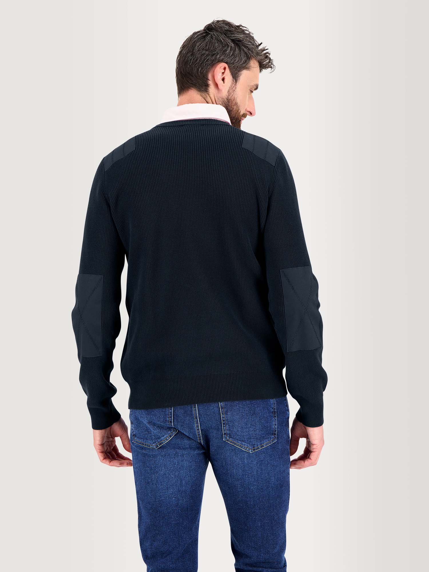 Pull Homme Col Rond Coton Biologique Marine