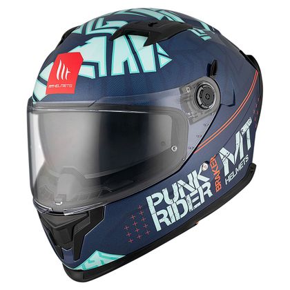 Casque MT HELMETS BRAKER SV - PUNK RIDER - Bleu