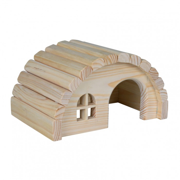 Maison Hobbit en bois
