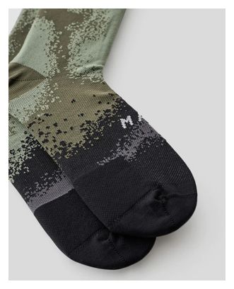 Chaussettes Maap Blurred Out Kaki / Noir