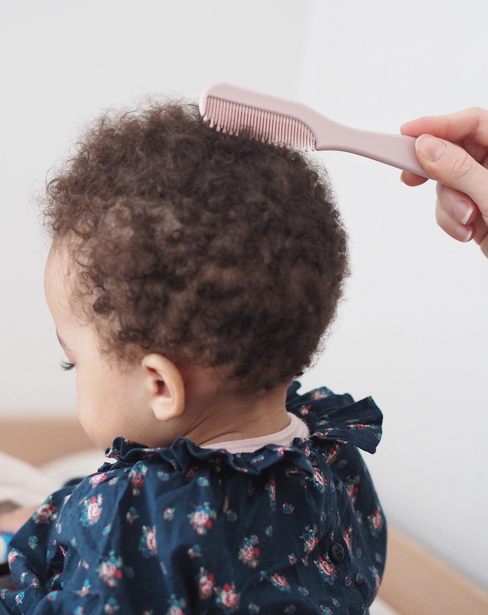 Haarbürste BABY CARE mit Kamm in old pink