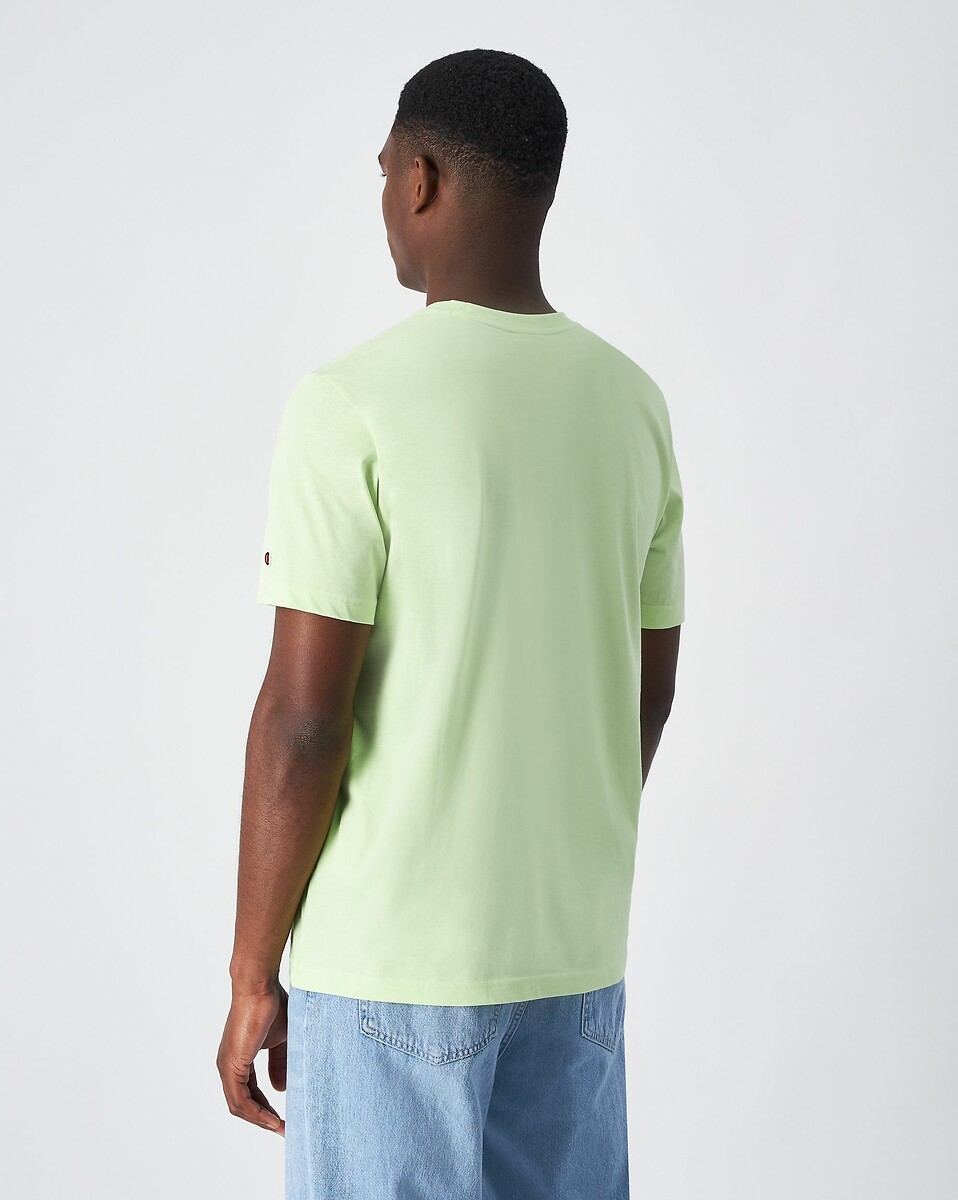 CHAMPION<br>Camiseta de manga curta com gola redonda e logotipo bordado