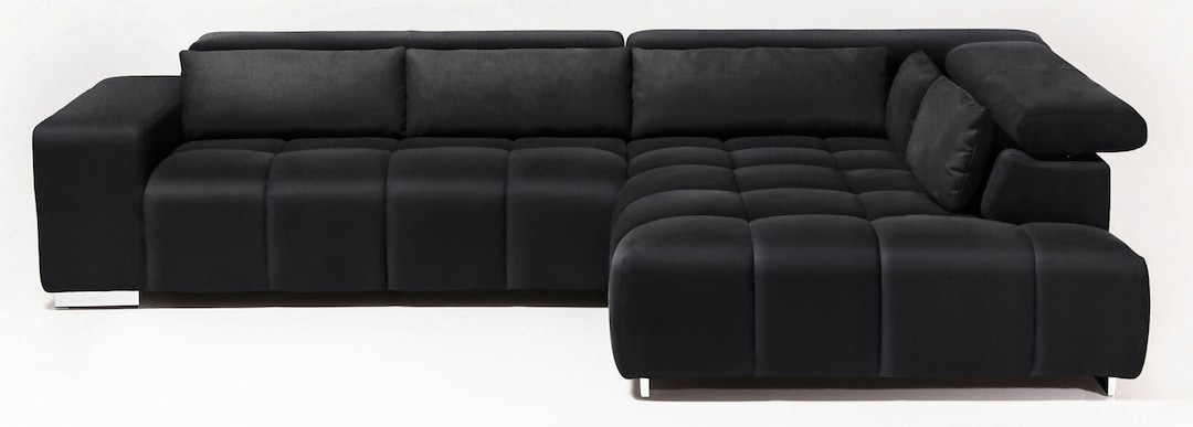 Ecksofa ORION 308 x 225 cm black