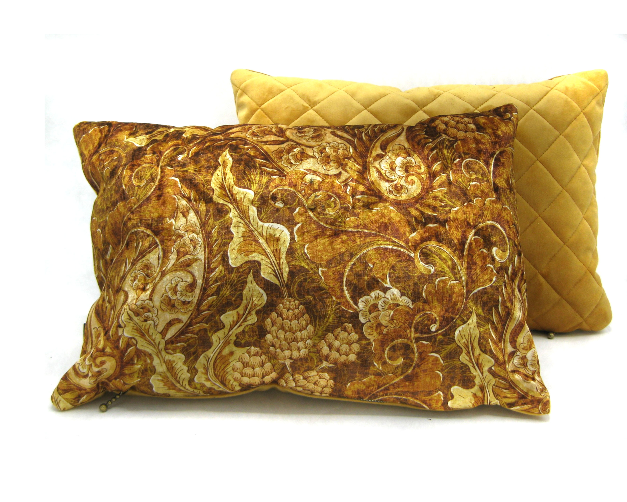 Kussen velvet Floral vintage Kussen velvet Floral groen 50 x 35