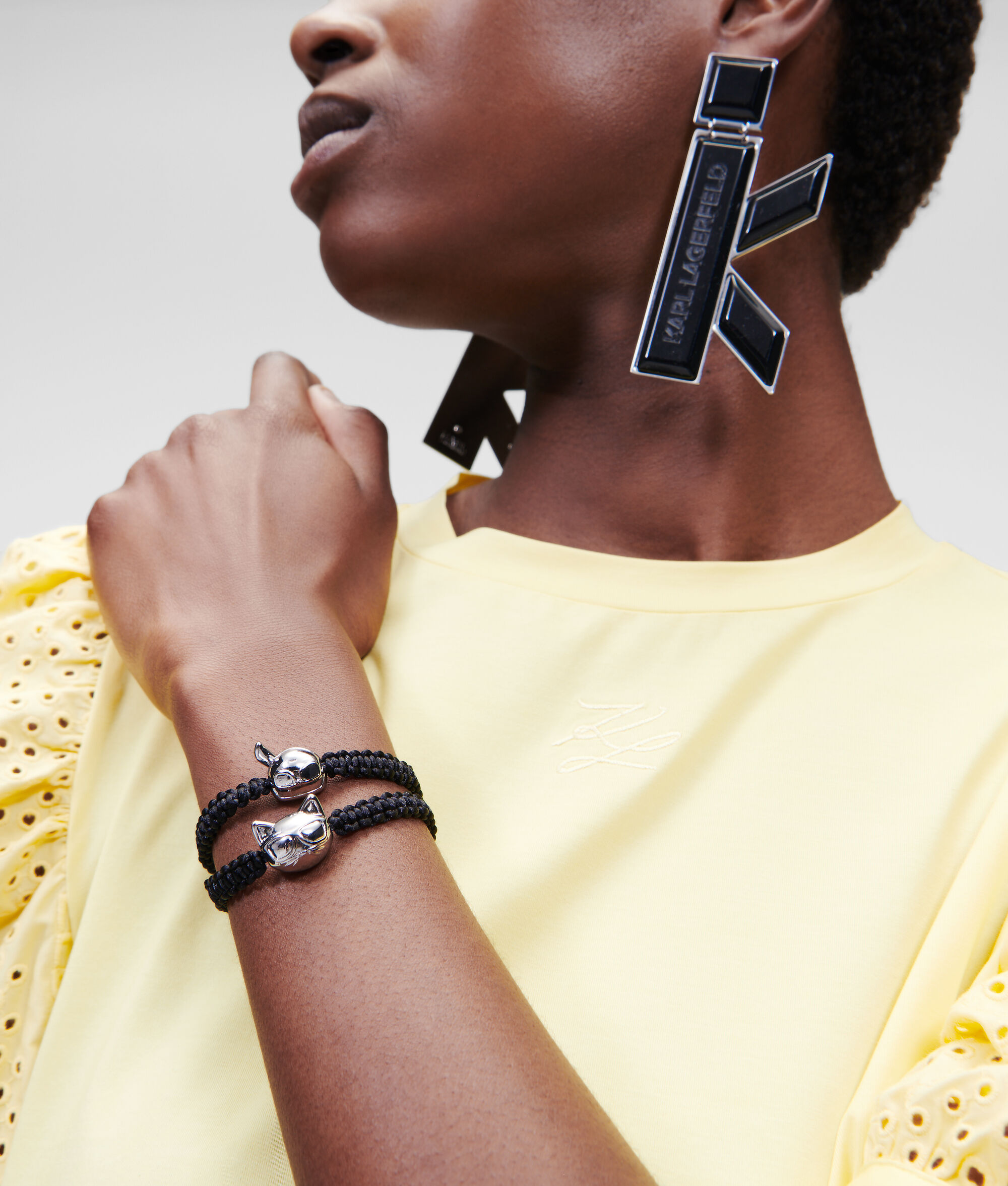 BRACELET K/BRAIDED IKONIK KARL