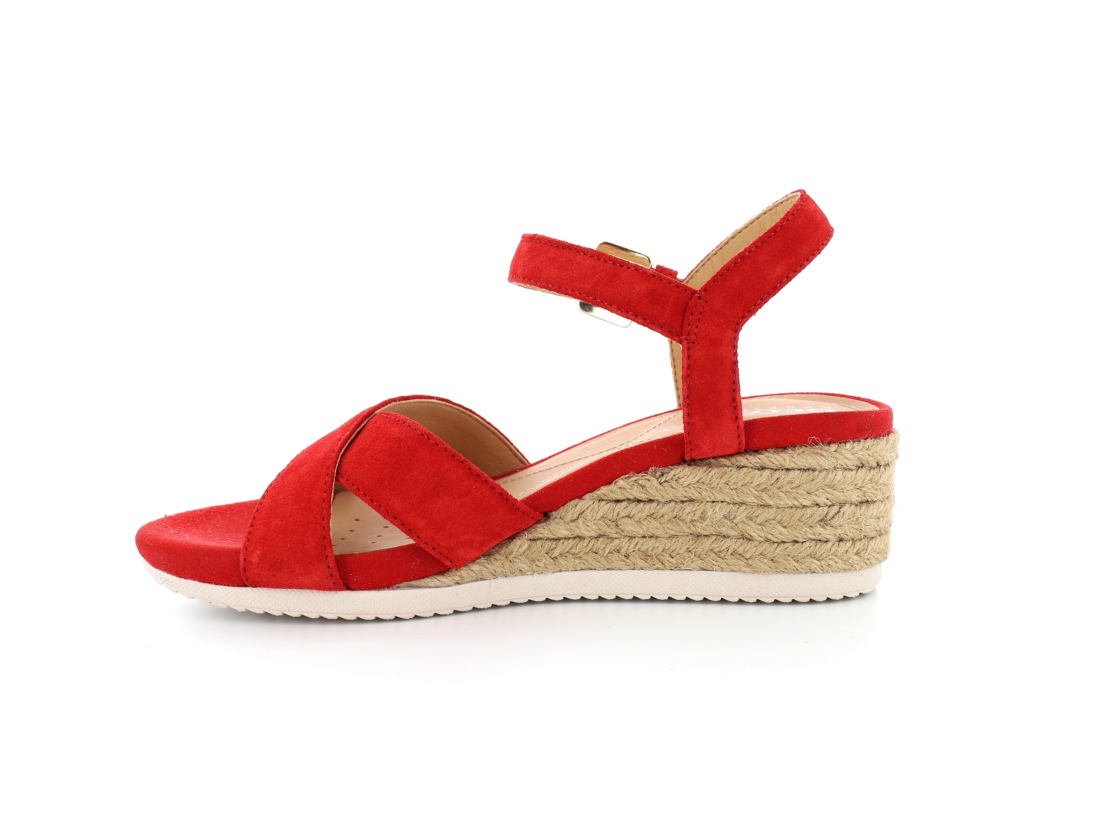 Geox-D ISCHIA CORDA D02HHC Matières combinées Rouge
