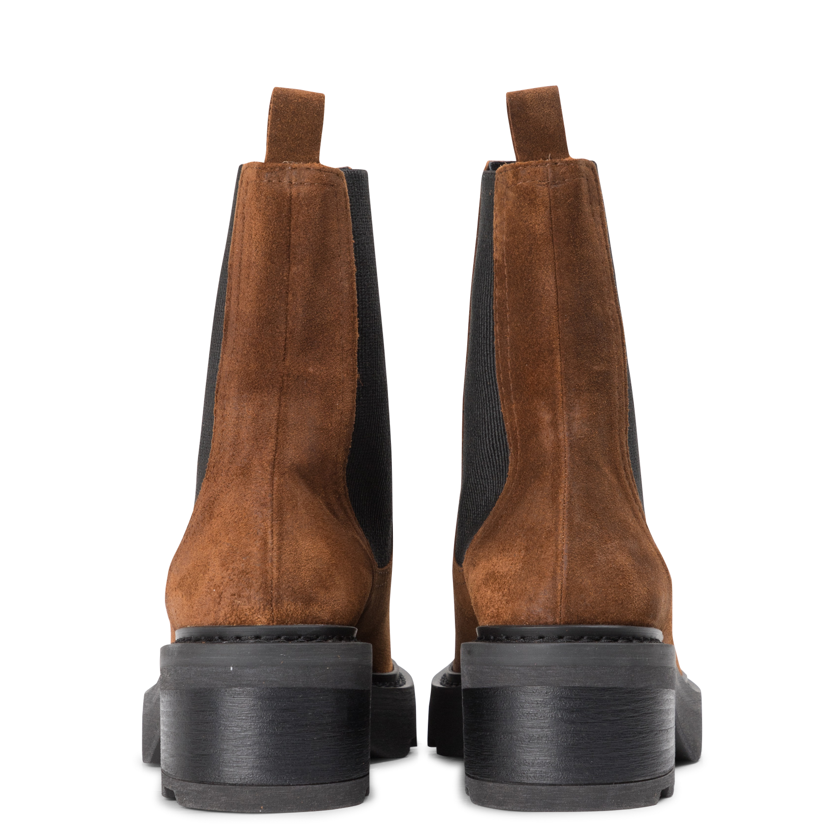 MIKE CHELSEA - Chelsea boots en cuir velours | Marron