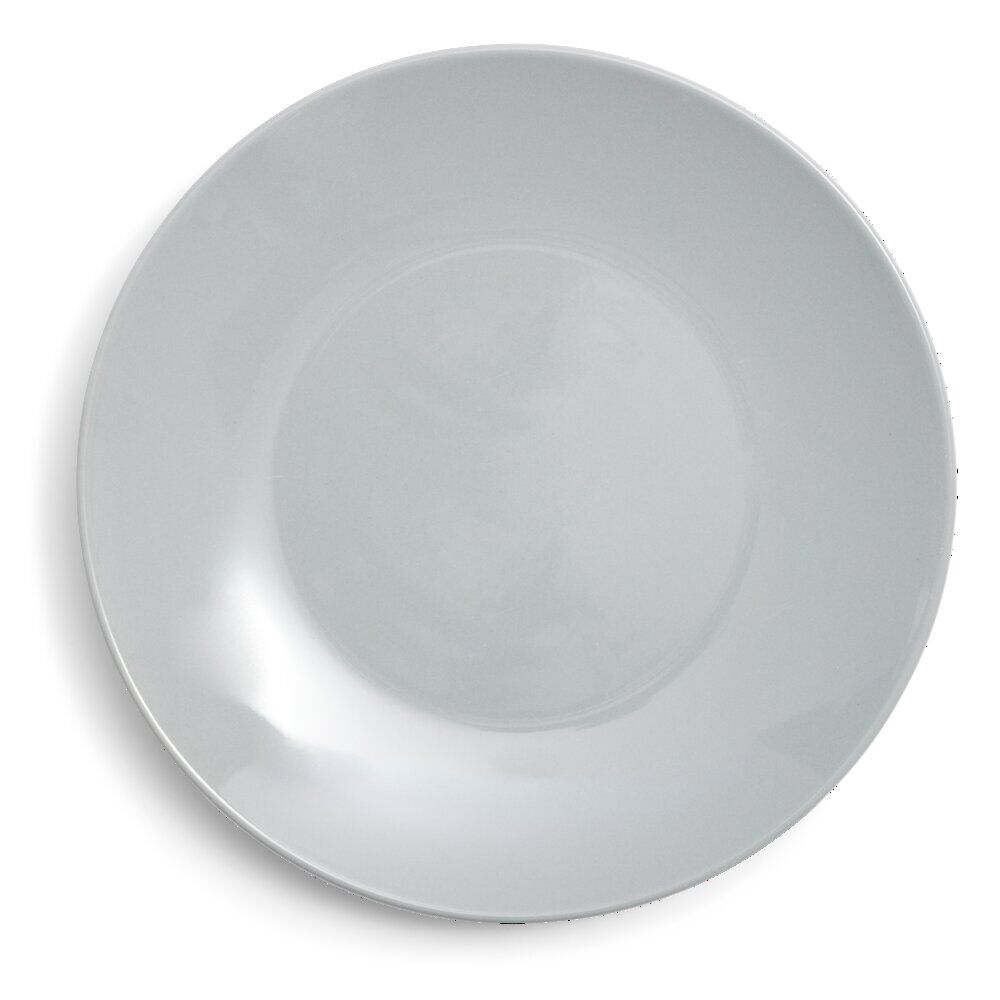 Assiette plate Madrid grès vert d'eau Ø20cm