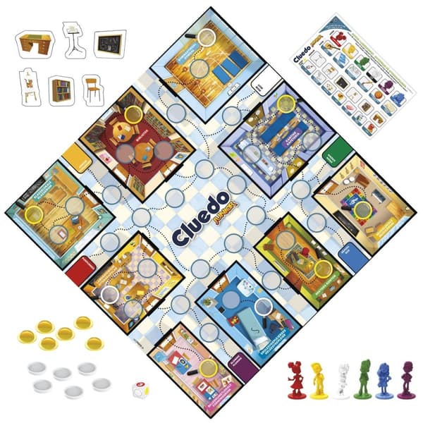 Hasbro Cluedo Junior 2 spill i 1 (DK/NO)