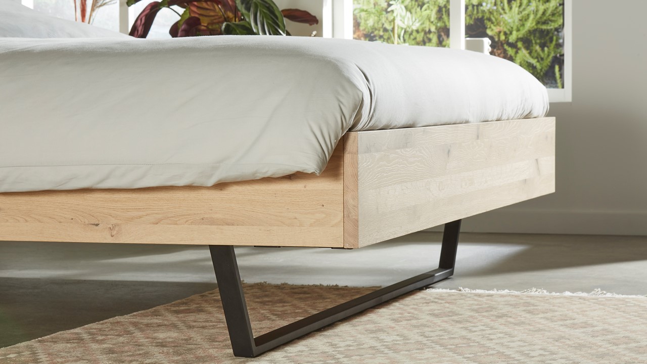 Bed Elessar Raw eiken