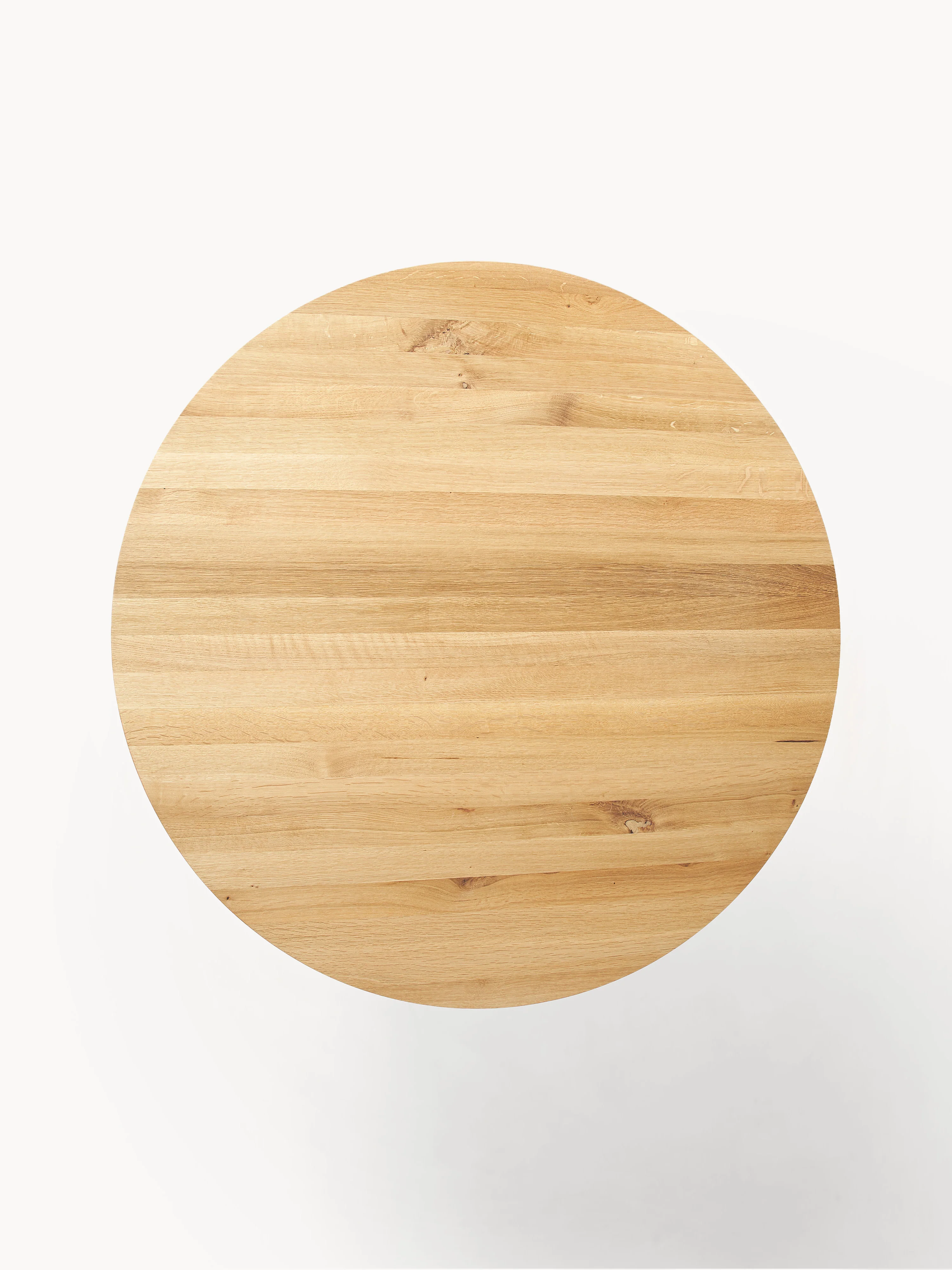 Ronde eettafel Archie van eikenhout, Ø 110 cm