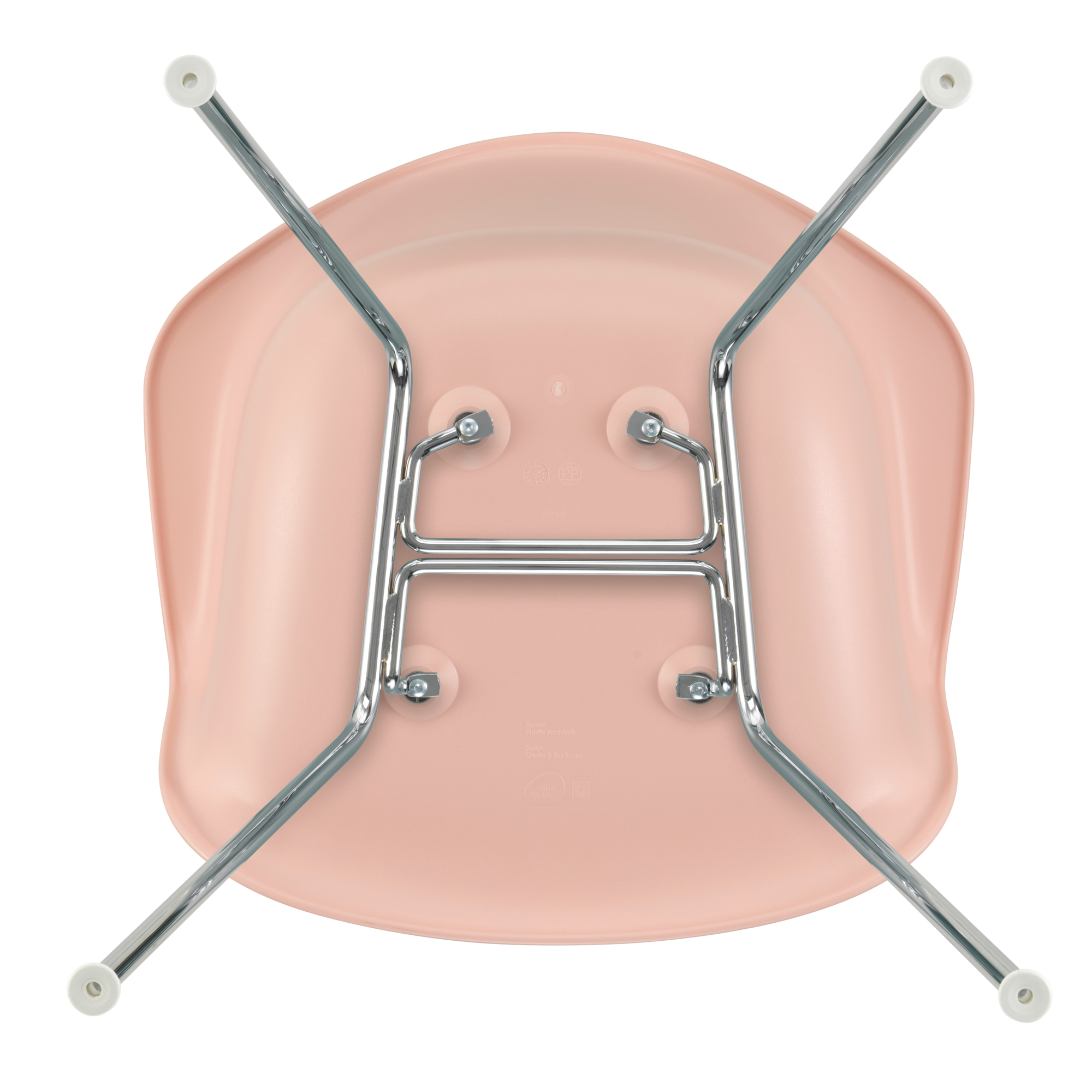 Eetkamerstoel DAX RE chroom Pale Rose