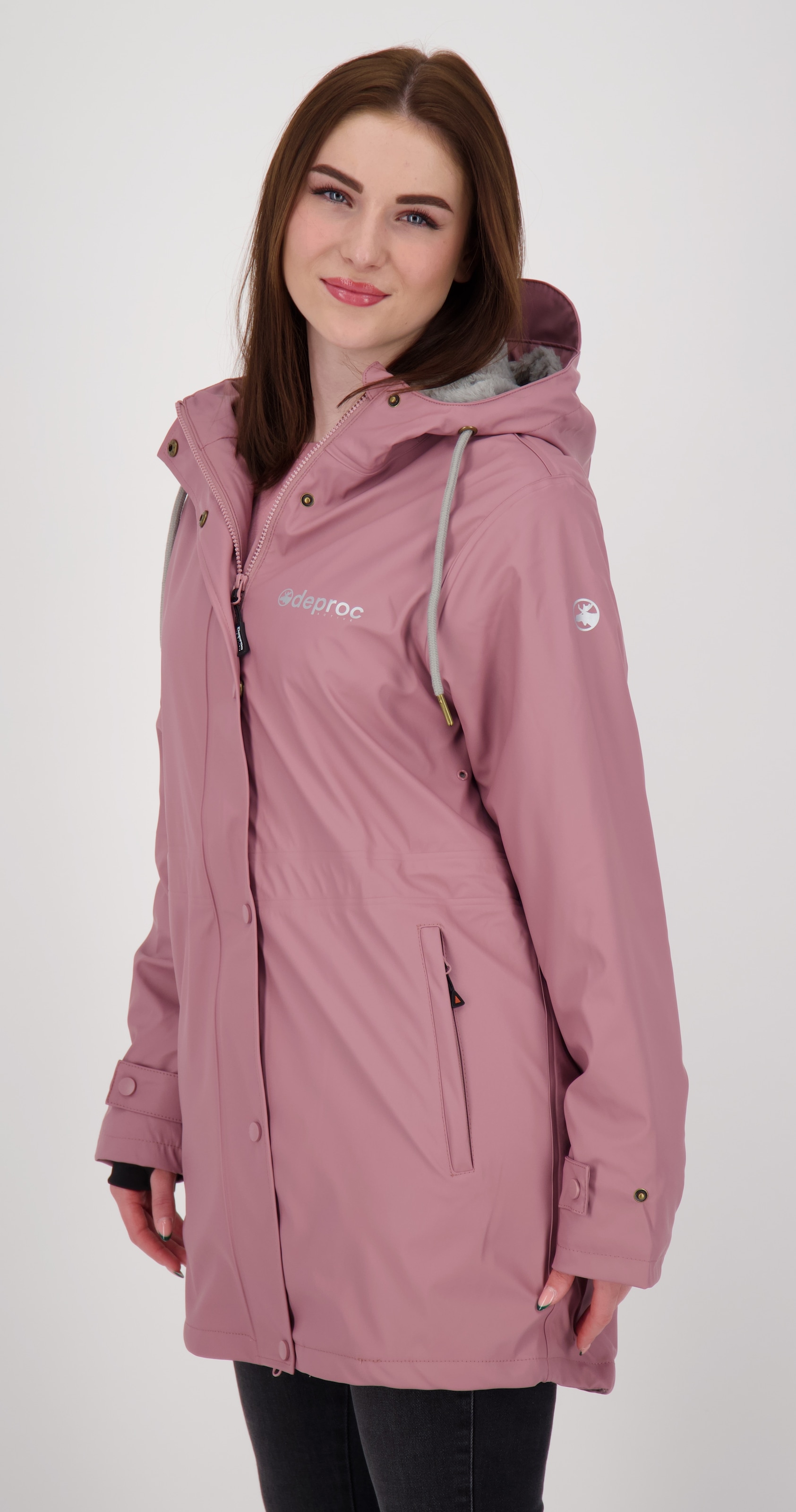 DEPROC Active Regenjacke »Friesennerz ELLESMERE WOMEN« auch in Grossen Grössen erhältlich