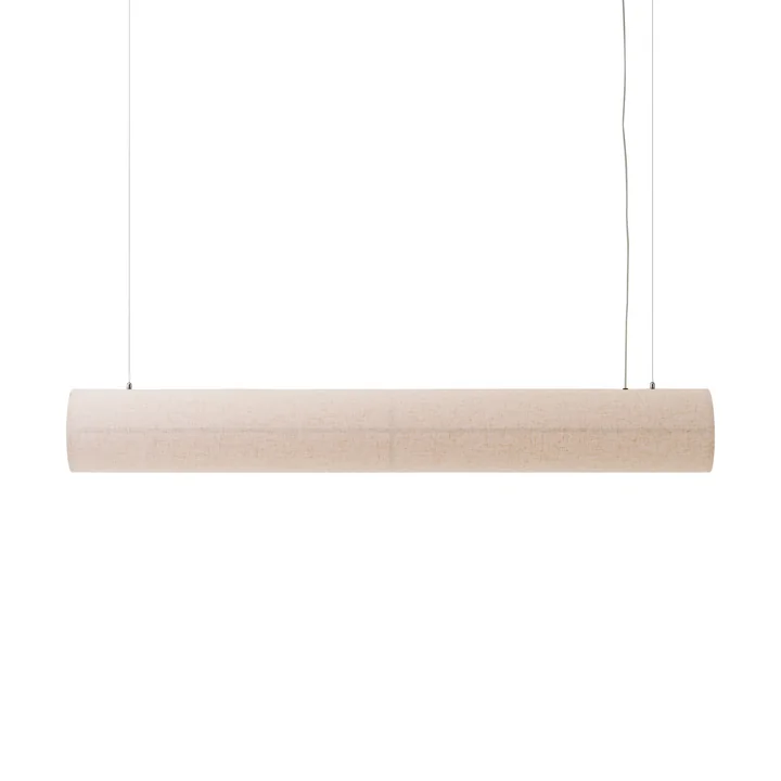 Audo - Hashira Linear LED Pendelleuchte, L 140 cm, raw