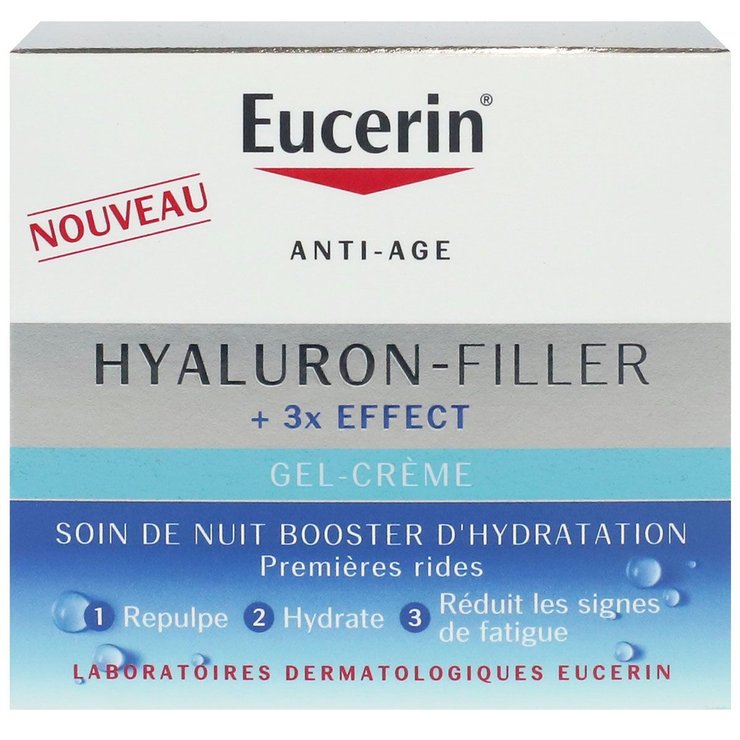Hyaluron Filler 3X Effect gel crème soin nuit Booster hydratation 50ml