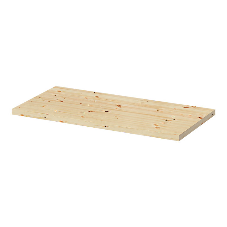 Tablette murale en pin GoodHome Rigga L. 60 x P. 29 cm