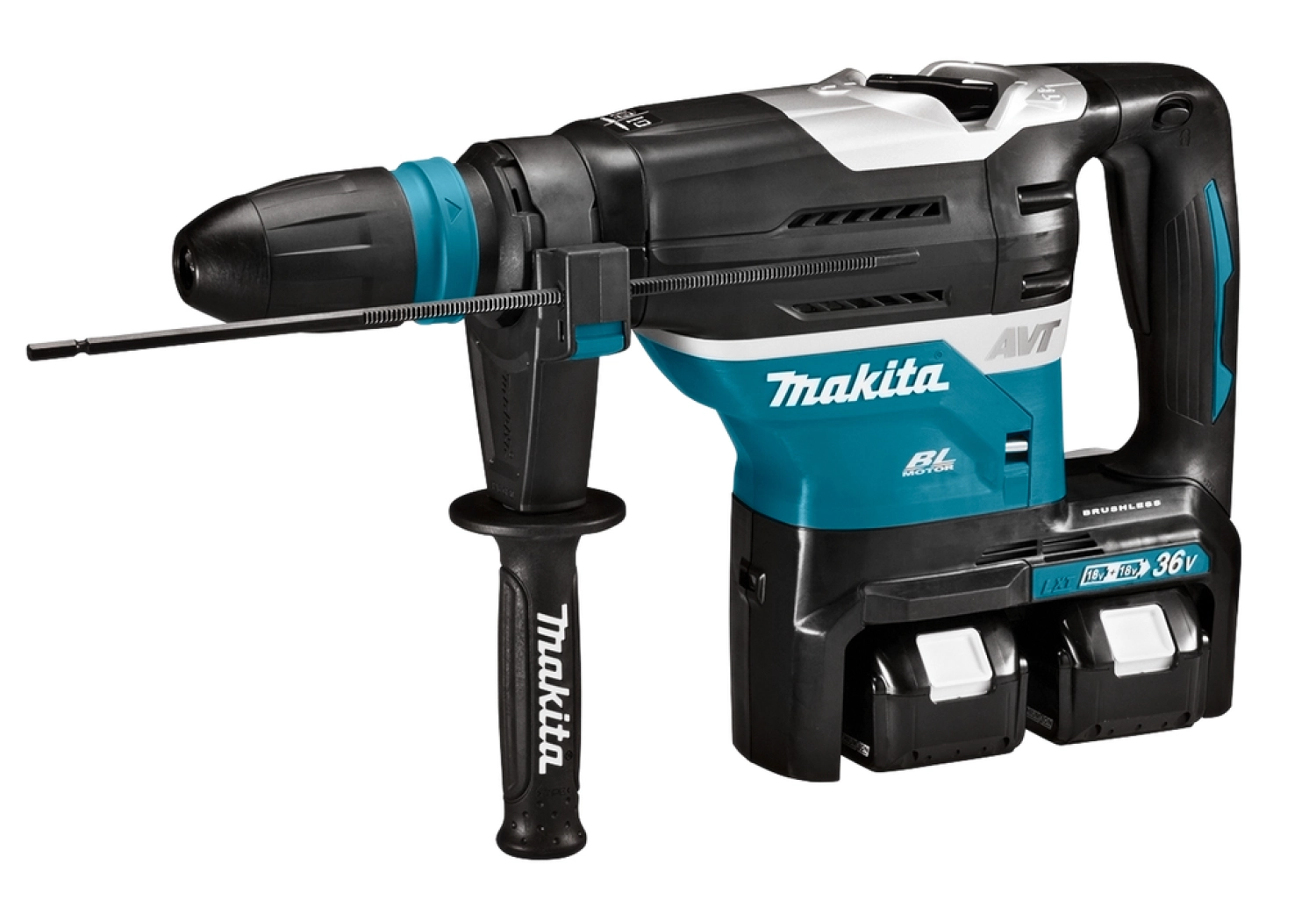 Makita DHR400ZUN1 36V (2x 18V) Li-Ion accu SDS-Max combihamer body incl. AWS in koffer - 8J - 18-25mm