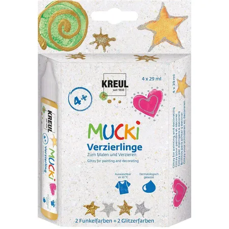MUCKI Verzierlinge, 4er Set
