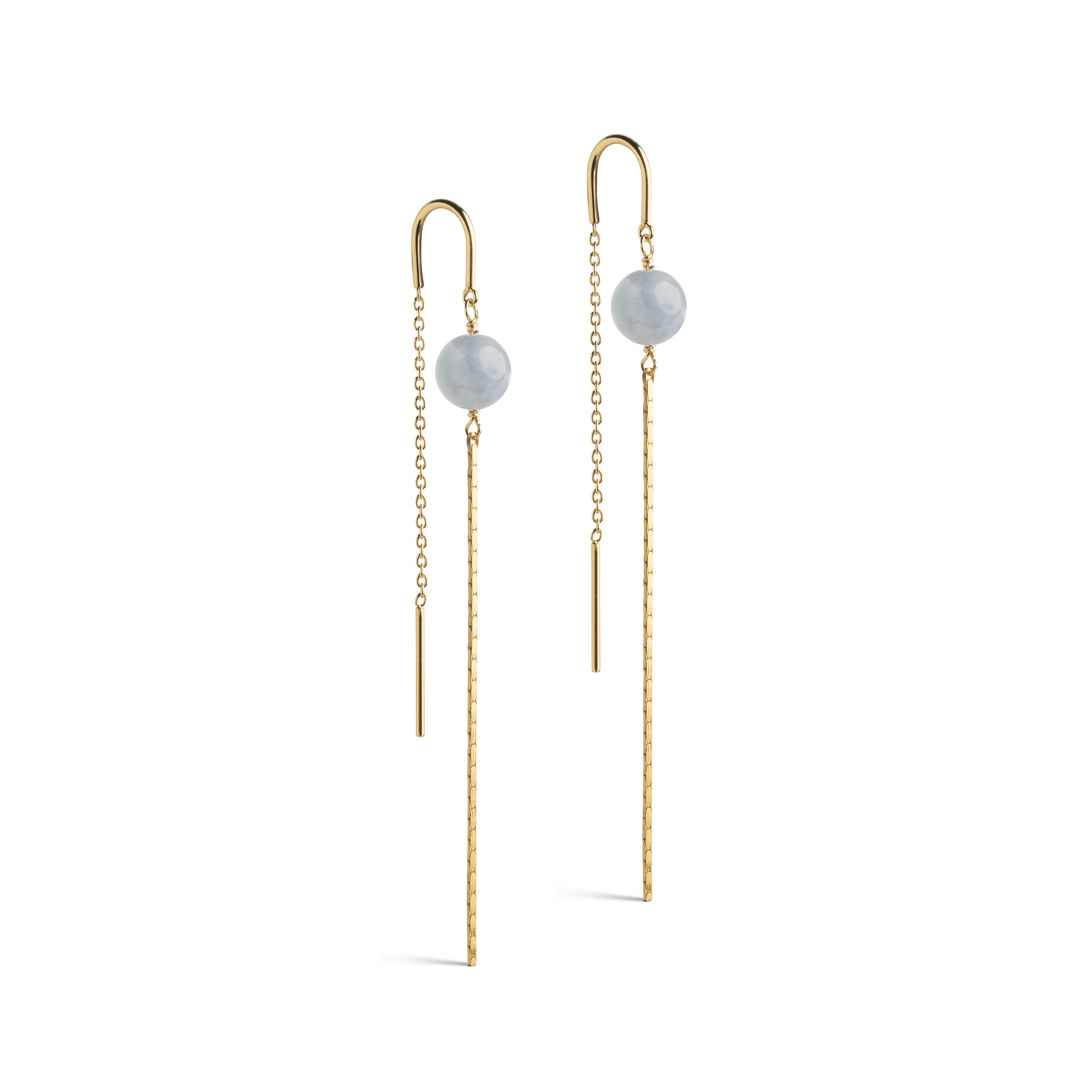 ENAMEL Copenhagen  Aga ørering - lyseblå