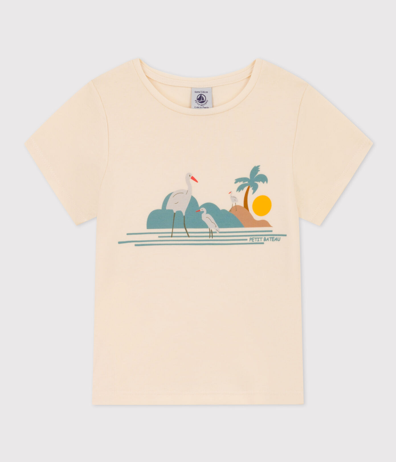 Tee-shirt imprimé en coton enfant fille