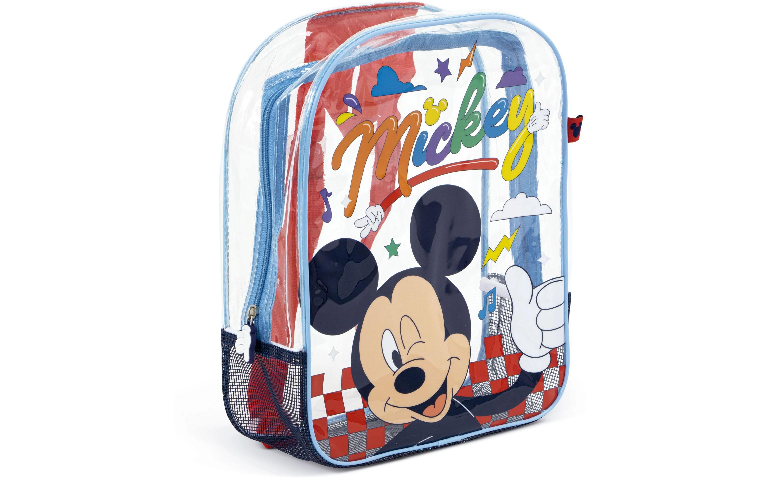 Rucksack Disney: Mickey 31 x 25 x 23 cmTransparenter Strandrucksack